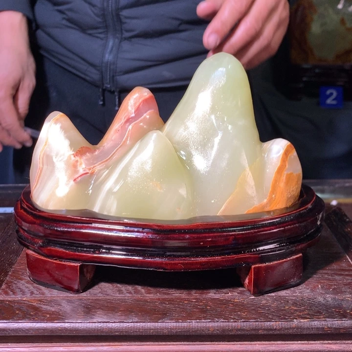 石材天然原石摆件