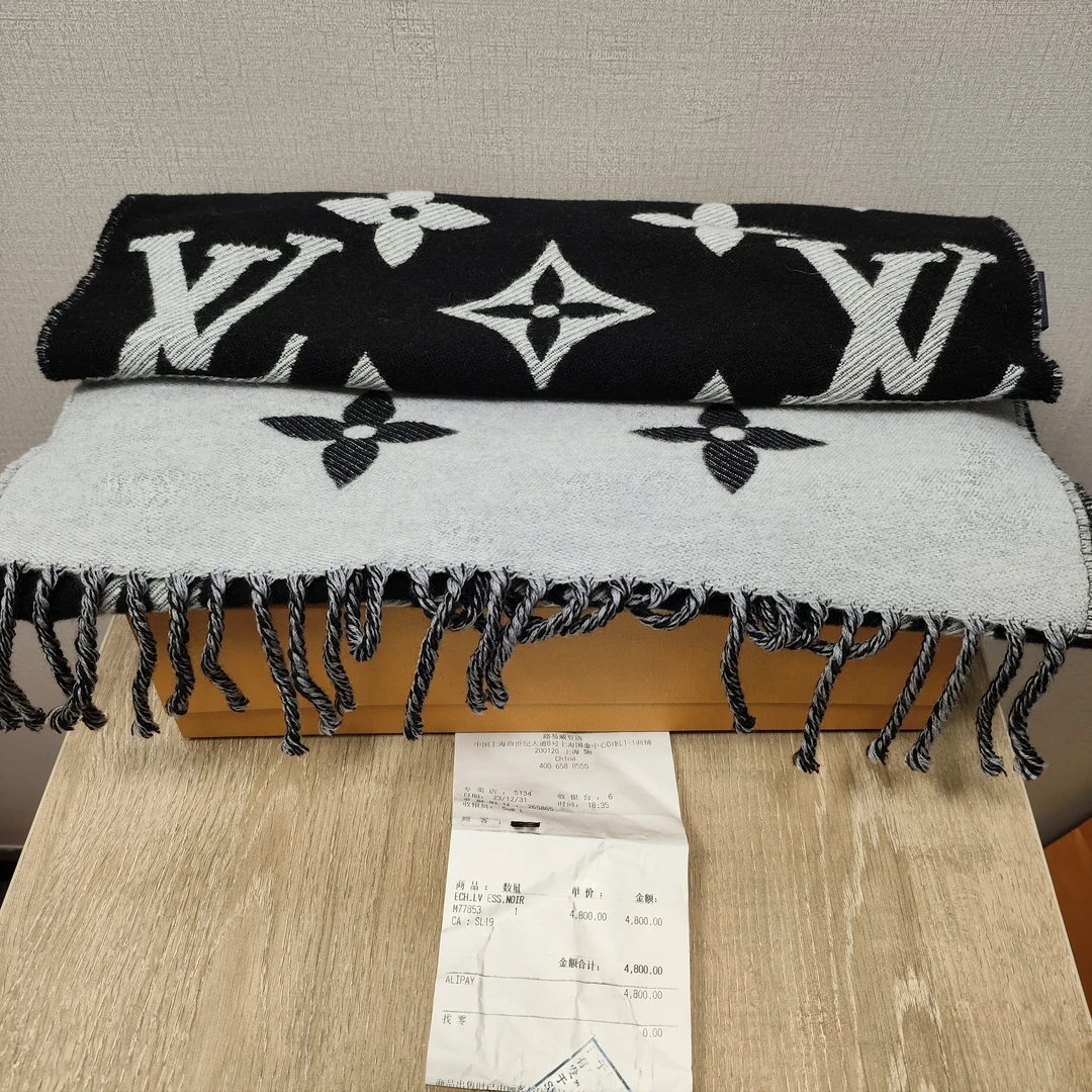 95新 LouisVuitton/路易威登 麦殿/羊毛围巾170/34/250118LZHZX01
