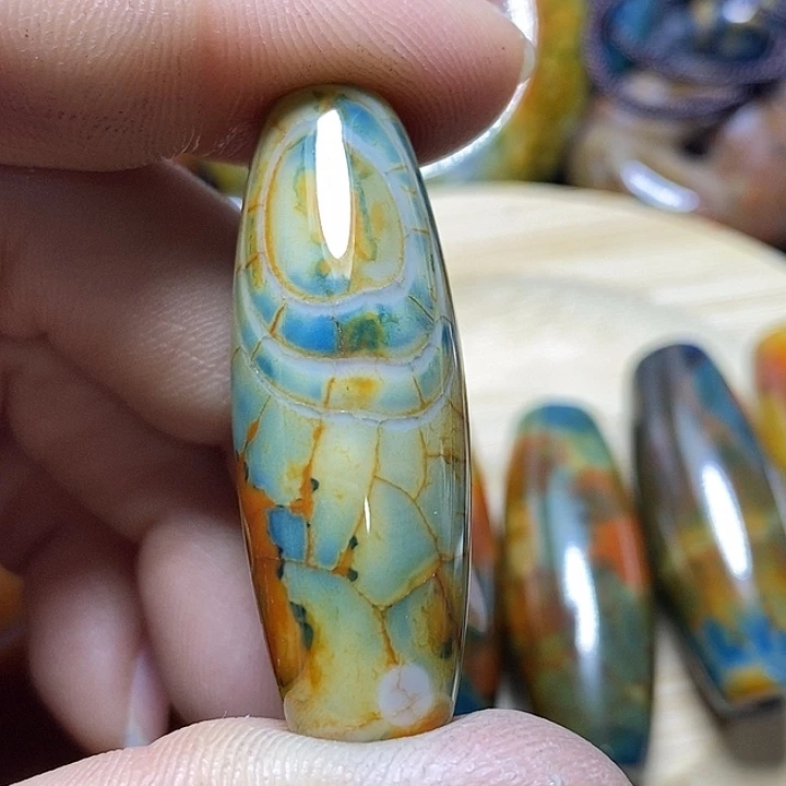 画***画玛瑙/玉髓未镶嵌颈饰