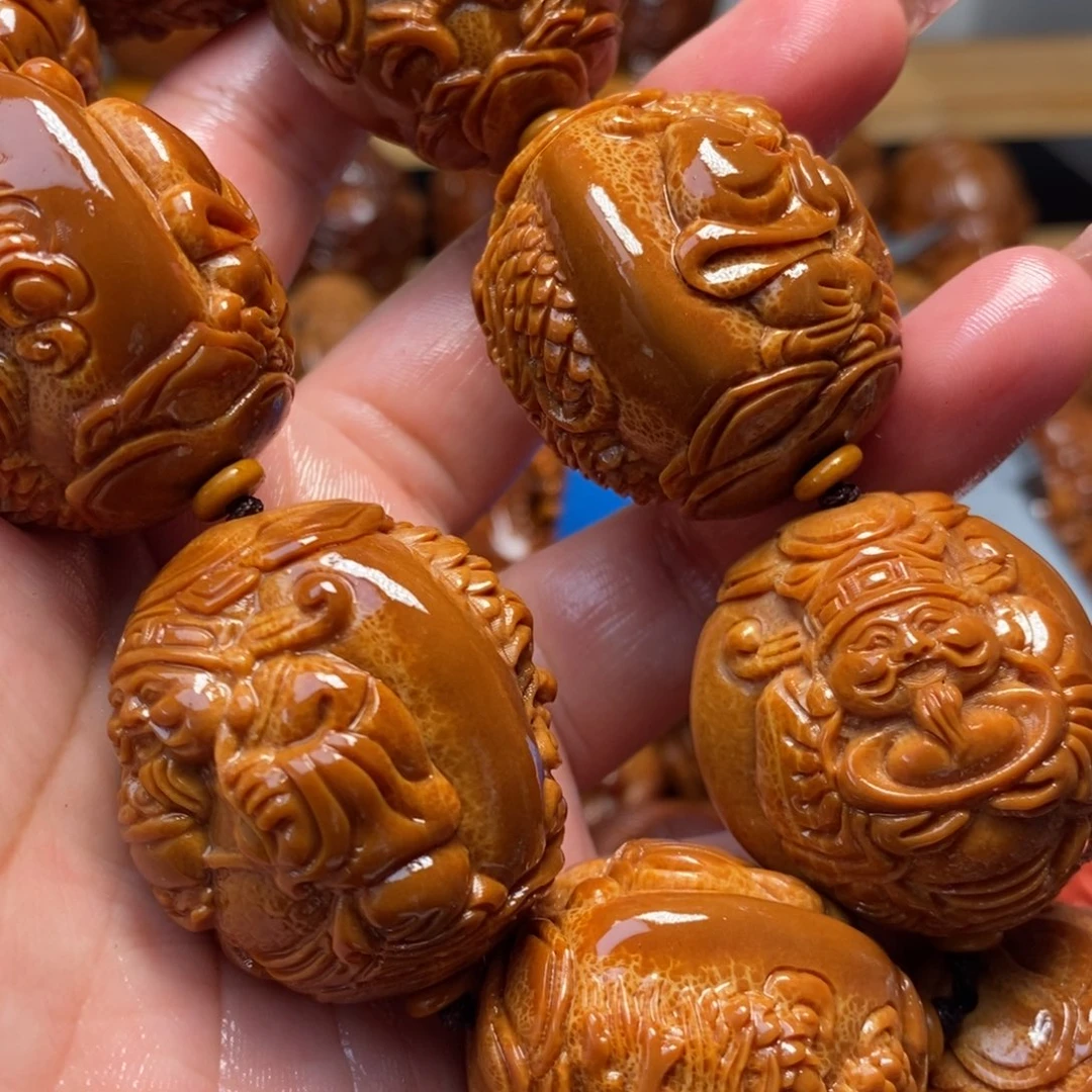 【闪购商品】橄榄核吊坠饭***酒龙财手持