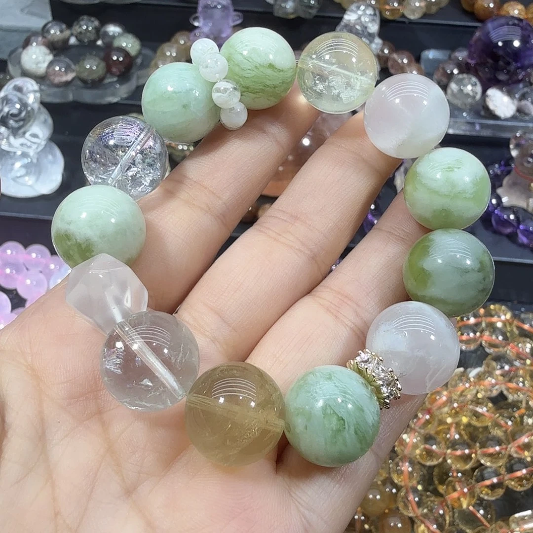 未镶嵌手链水晶青提