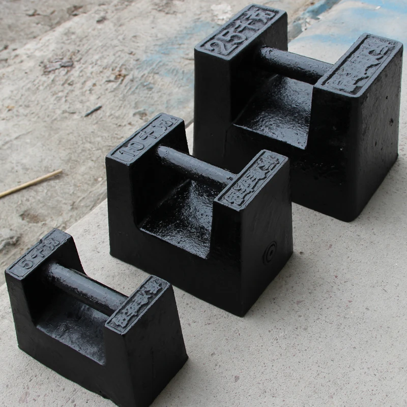 锁型砝码铸铁校准称电梯秤砣法码块标准健身压铁