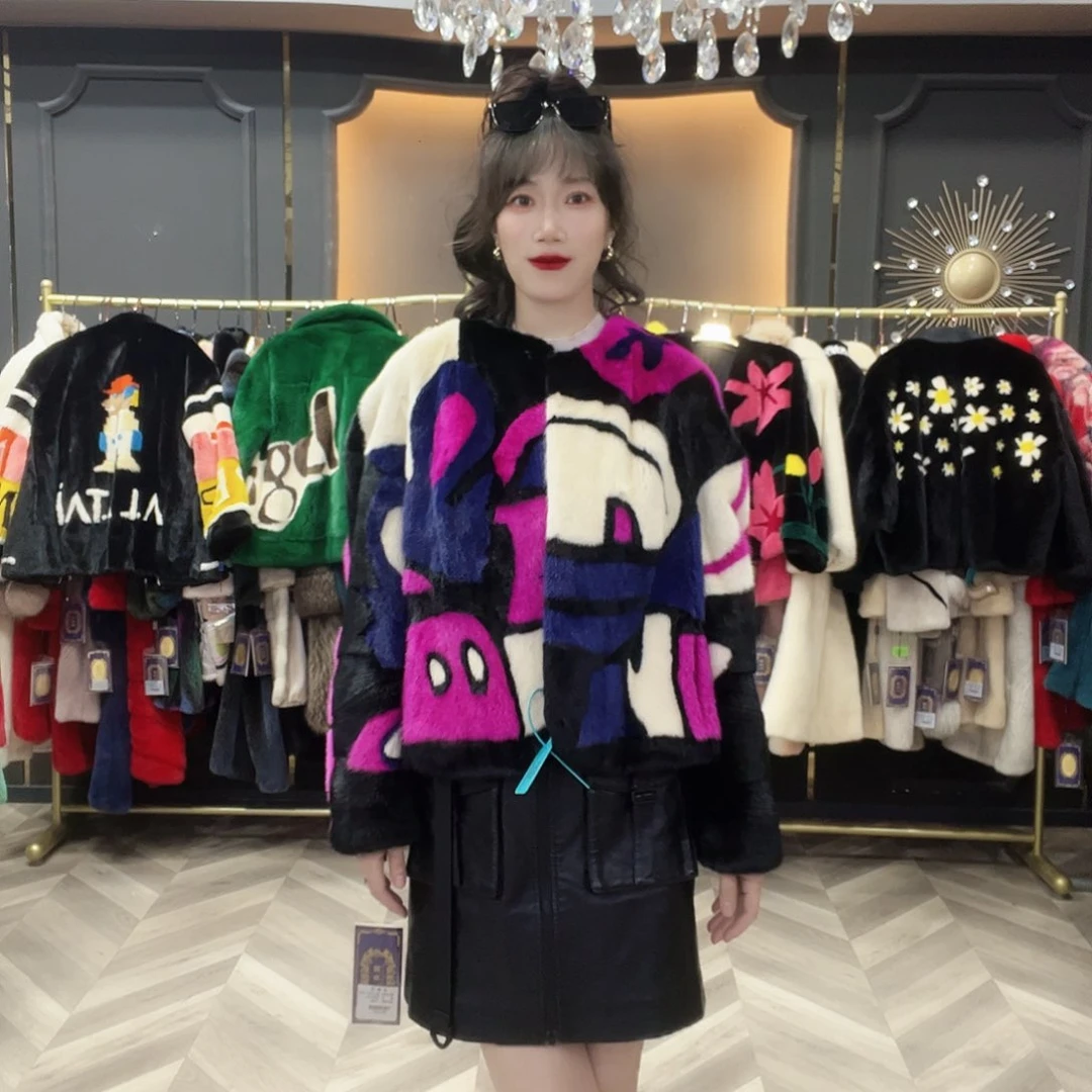 冬季新款时尚水貂