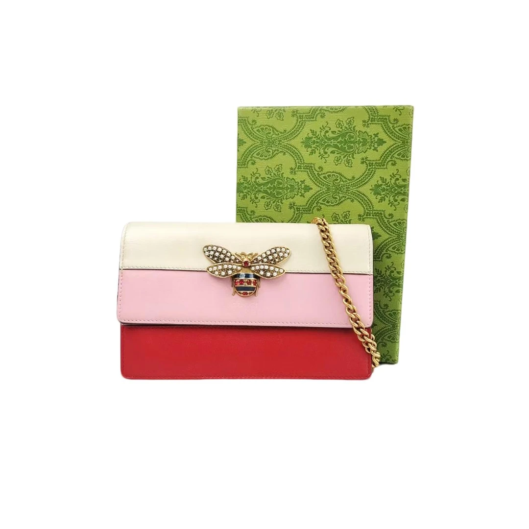95新 GUCCI/古驰 安洁利严选链条包/0013396