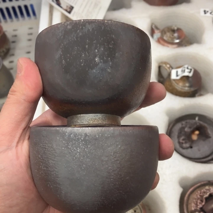 柴烧杯子宝瓶大放漏。