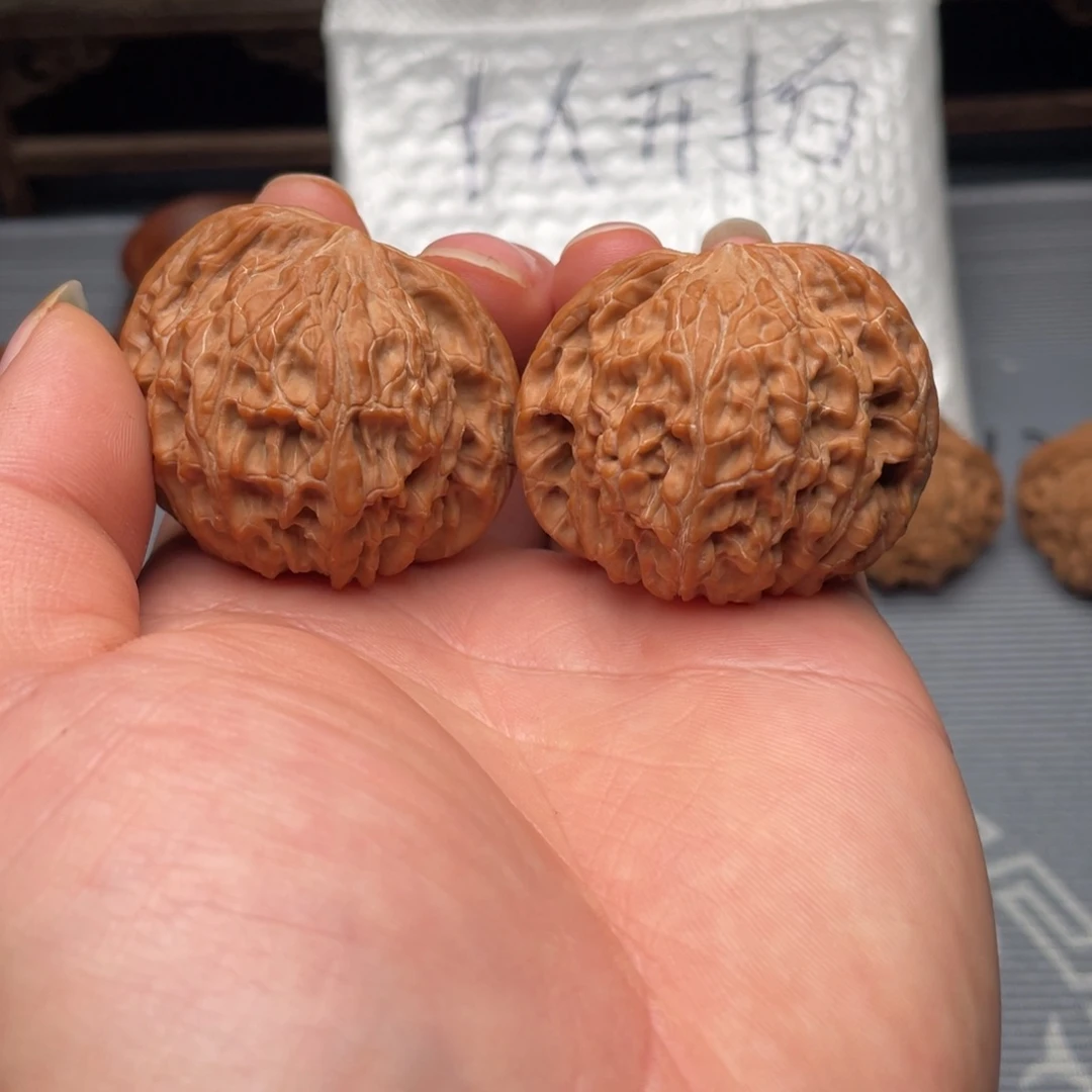 文玩核桃把件磨盘43dd156