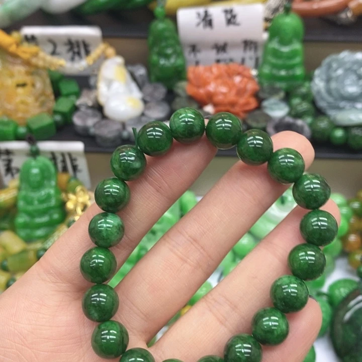 翡翠未镶嵌颈饰手链12