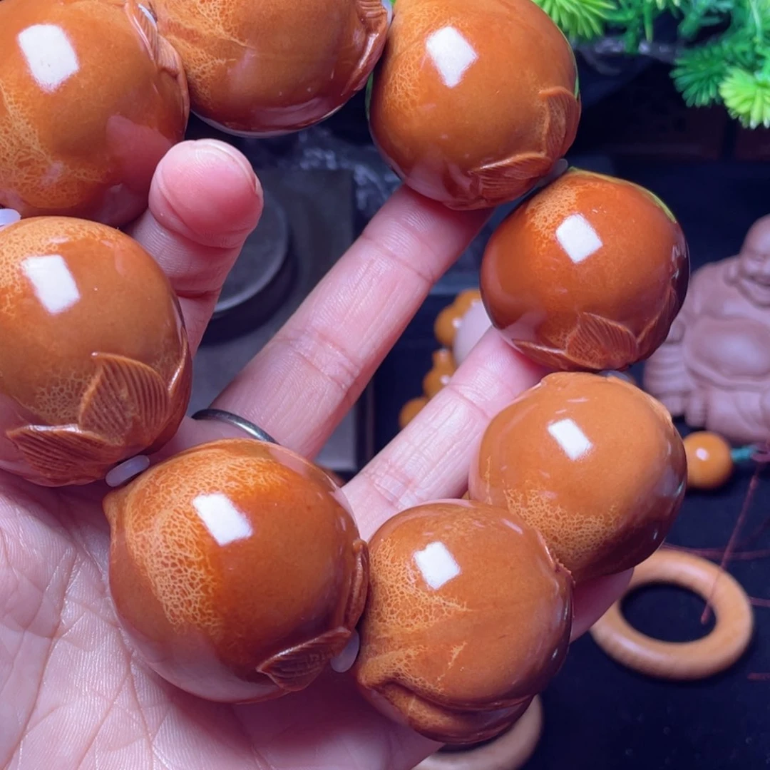 【闪购商品】橄榄核手串/手链周*35左右寿桃手持