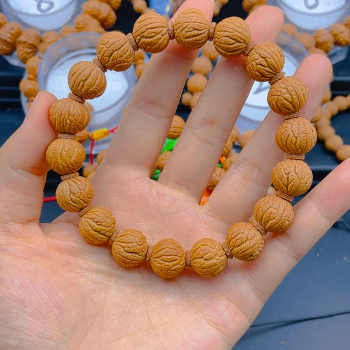 桃核吊坠精品满天星14尺寸捡漏