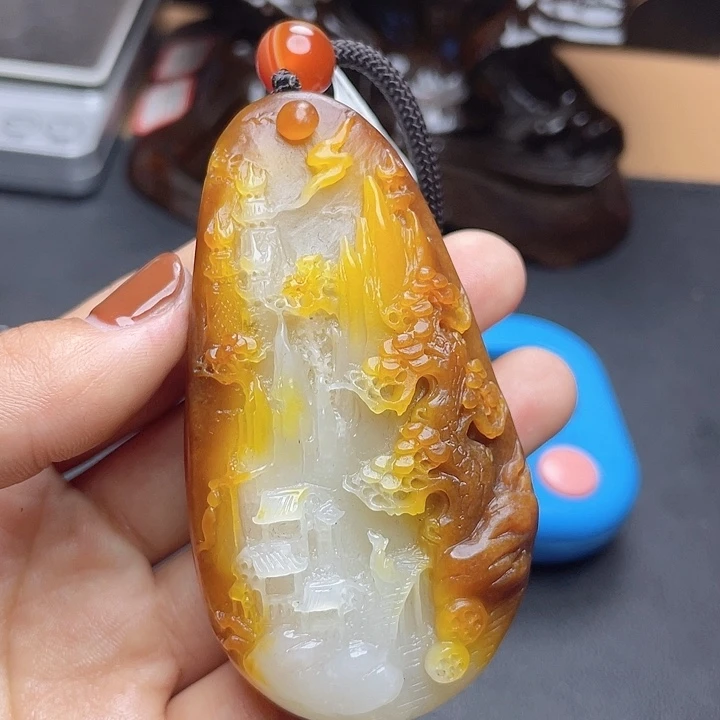 和田玉挂件未镶嵌旭**升T