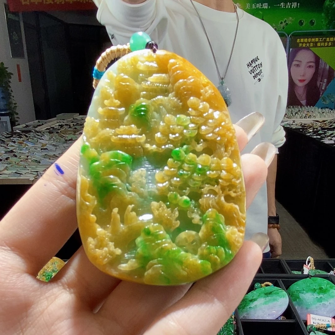 颈饰未镶嵌翡翠翡翠