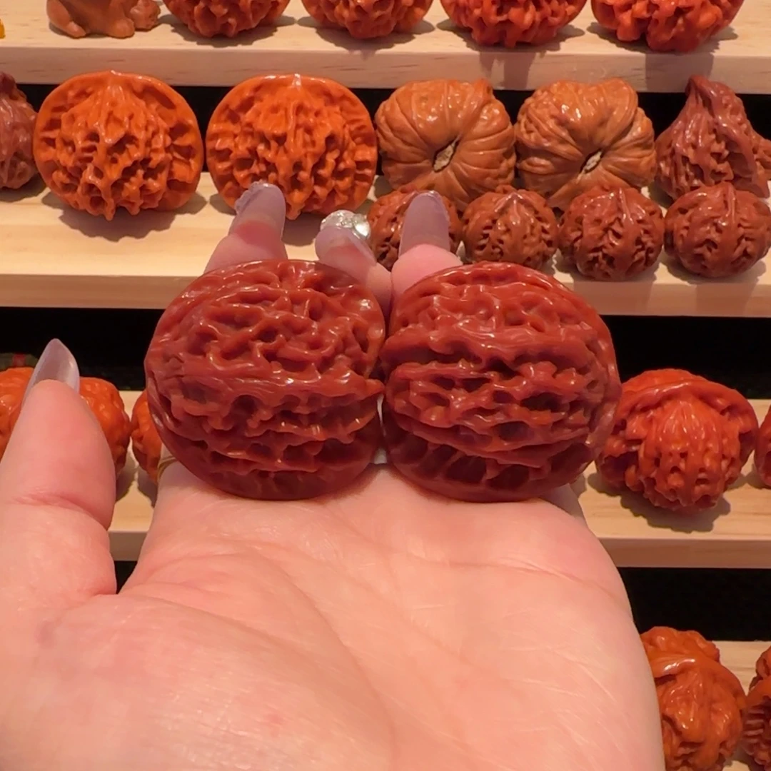 吊坠文玩核桃玉化苹果园39精品2284