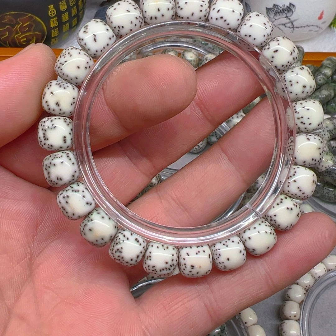 星月菩提手串樱***喵10侧留白小细星