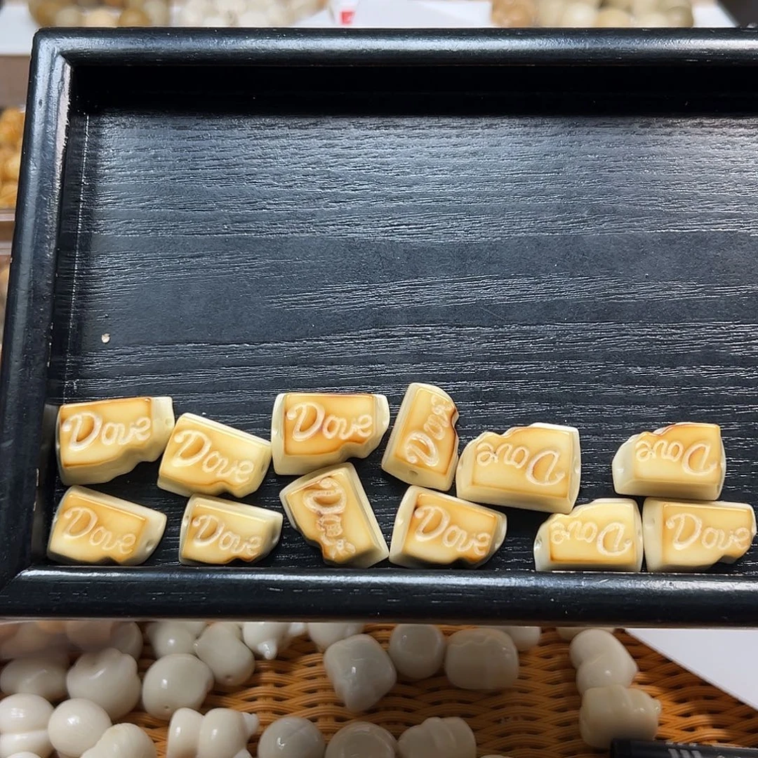 手串菩提根/象牙果瑕疵炭烤德芙12课有裂