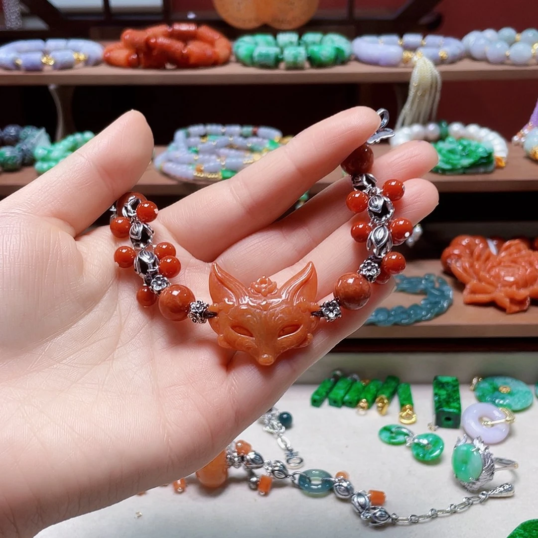 翡翠未镶嵌手链饰品