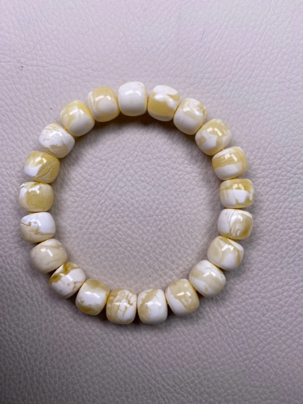 金瓷白蜜蜡老型单圈