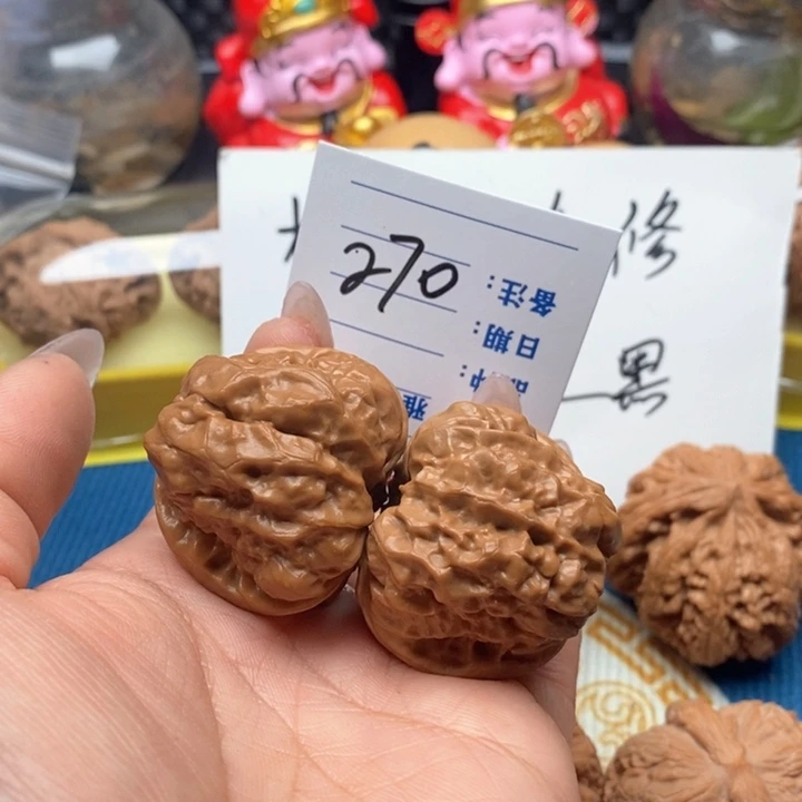 文玩核桃把件270号41蛤蟆头