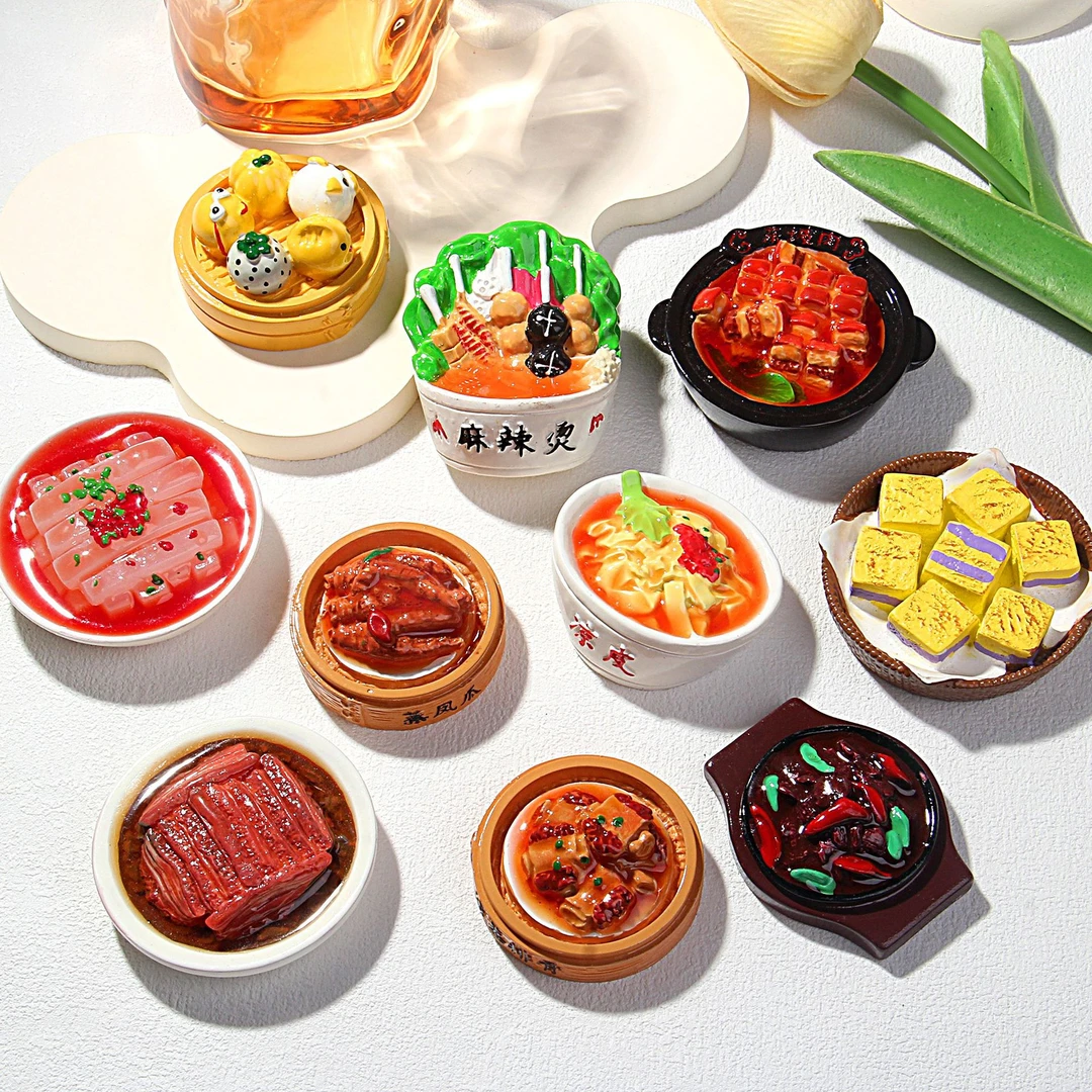 创意3D美食冰箱贴立体食物冰箱贴