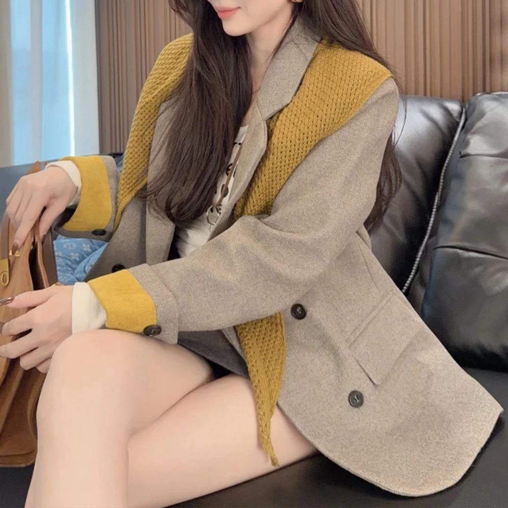 2025秋冬重磅设计感高级时尚百搭长袖外套上衣时髦潮流新款