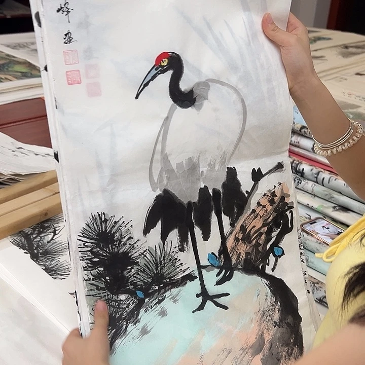 国画精品手绘作品