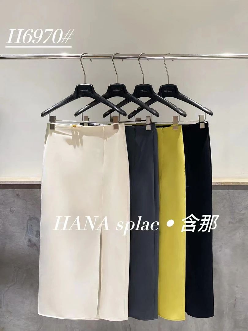 鑫燃KIKI 时尚复古高级感百搭半身裙 6970 HN (F)
