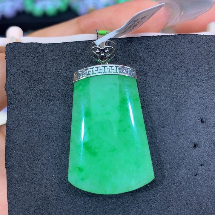 18K金镶嵌手链翡翠翡翠