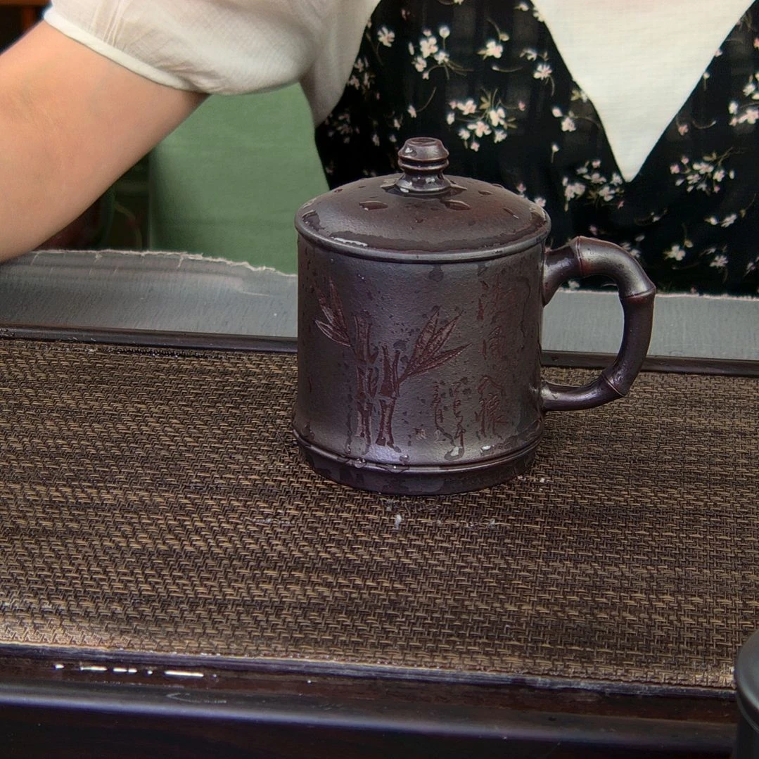 茶杯紫砂高货放漏