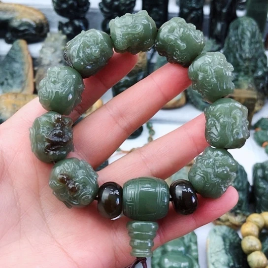 未镶嵌和田玉把件舵***G