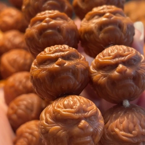 手串猴头核桃一****挂舞台