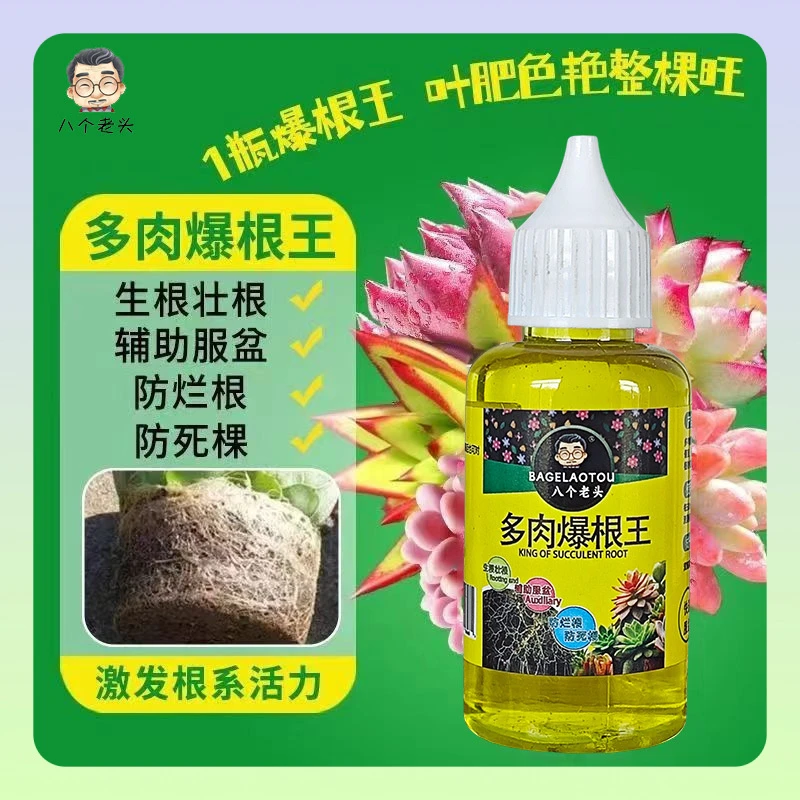 多肉爆根王快速生根壮苗剂多肉植物专用养花水肥通用营养液生根液