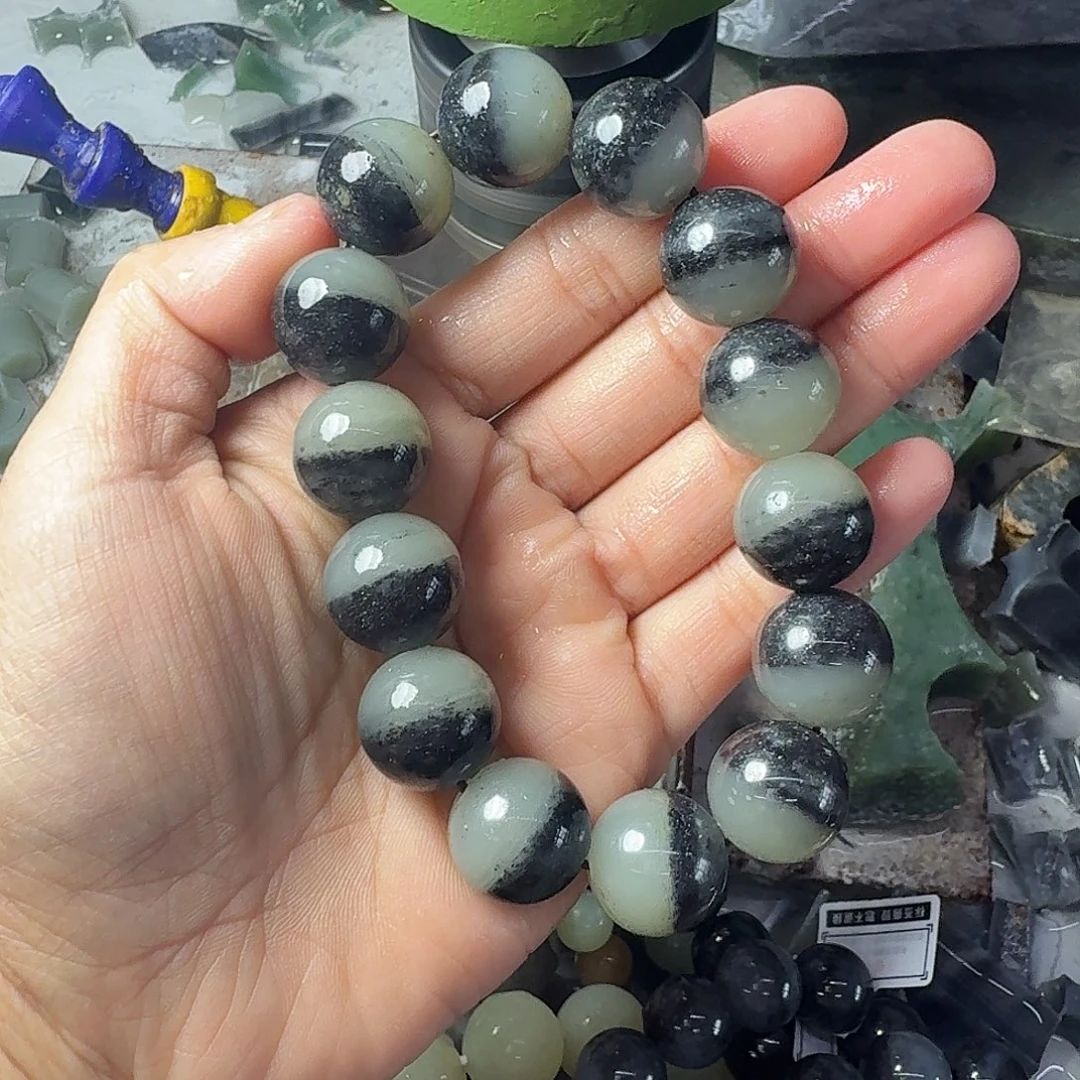 创***生和田玉未镶嵌手链