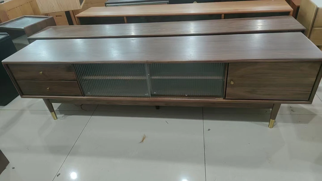 电视柜 黑胡桃 180*36*48