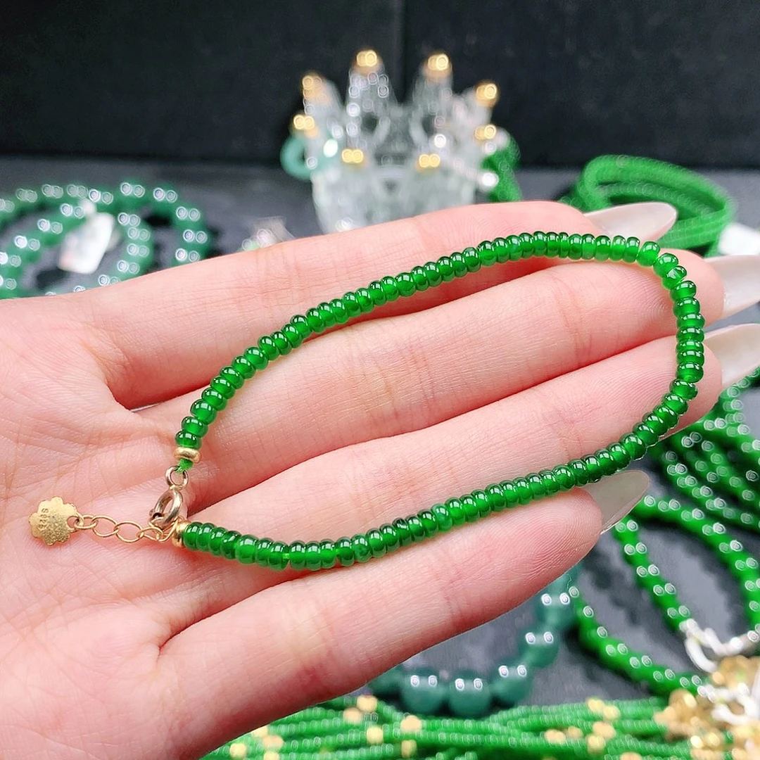 翡翠未镶嵌手链手链