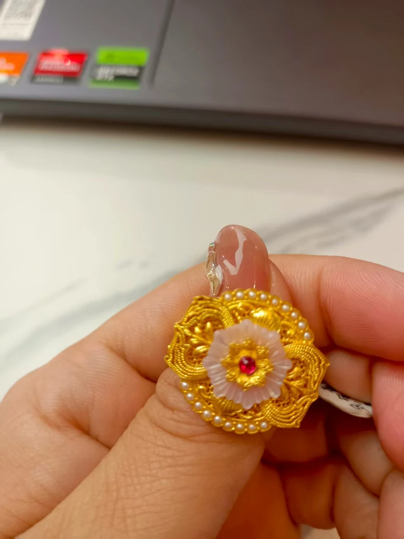 黄金足金999 宫廷高定黄金贵气感满满