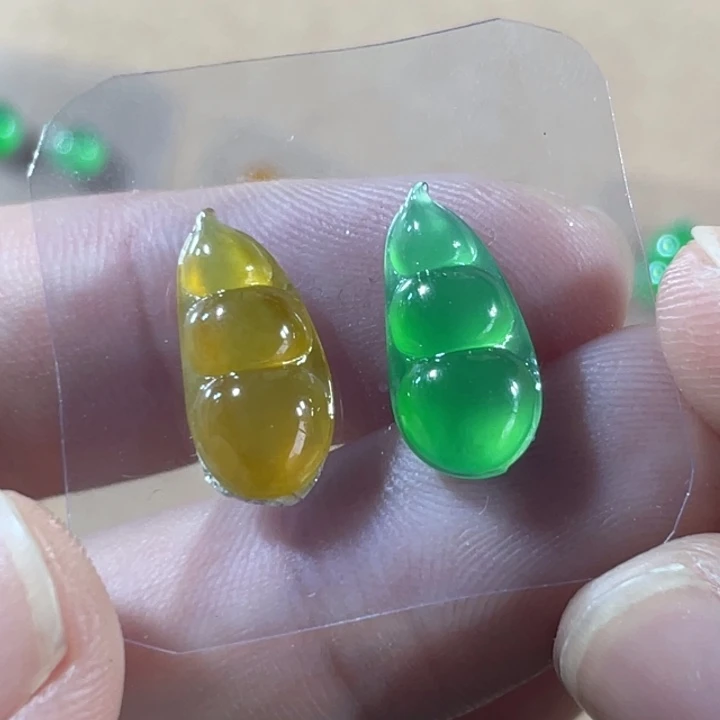 定制翡翠未镶嵌豆子