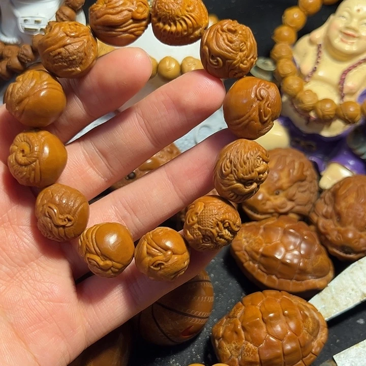 手串/手链橄榄核十二生肖恶僧