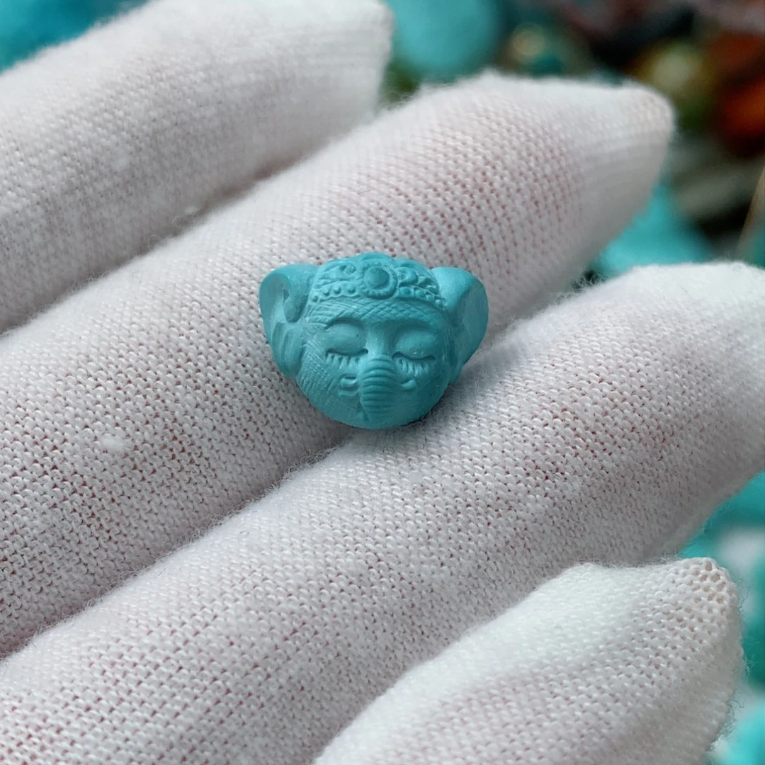 绿松石珠宝奇石未镶嵌