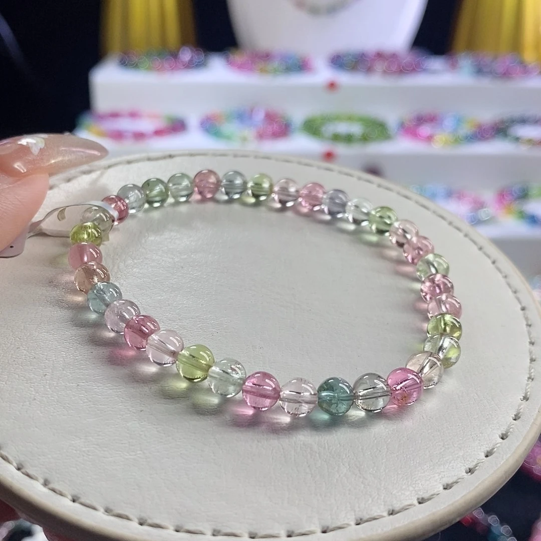 未镶嵌手链碧玺夏**旧人鱼