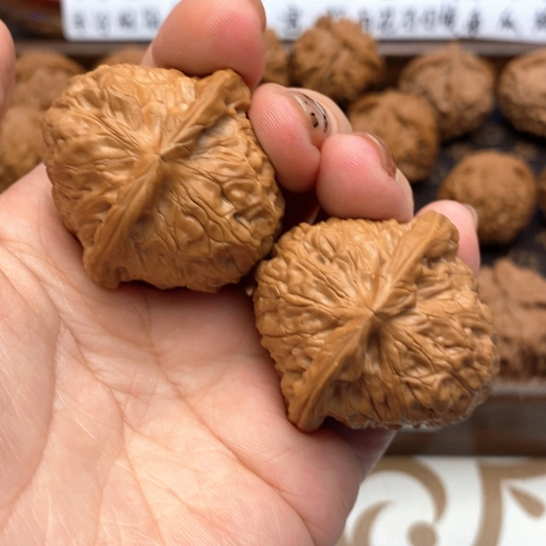 把件文玩核桃40尺全品南瓜墩