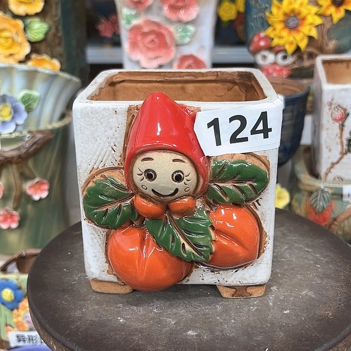 紫砂花盆粗陶材质多肉花盆