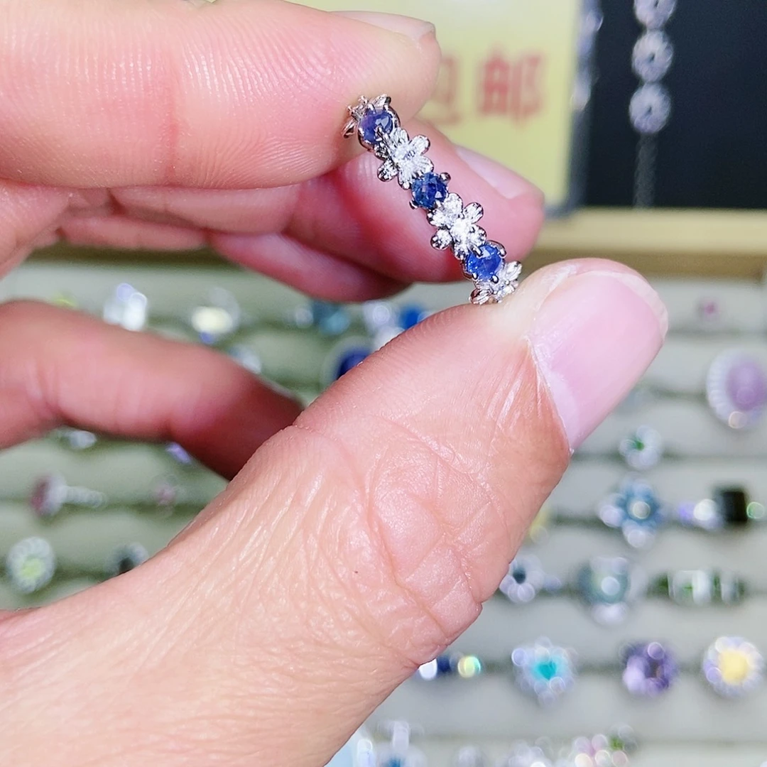 【闪购商品】戒指蓝宝石未镶嵌