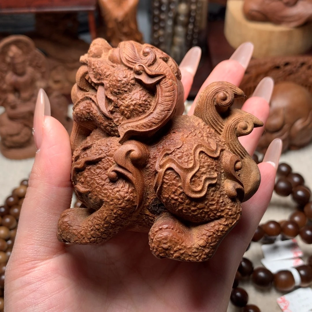 G***e其他檀香木老山檀香大貔貅微瑕