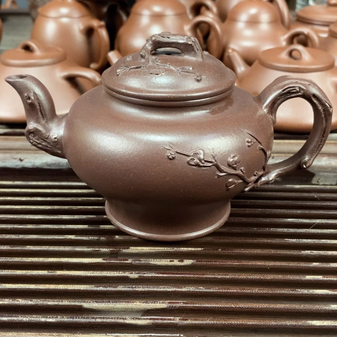 紫砂茶壶宜兴原矿紫砂壶报春300c