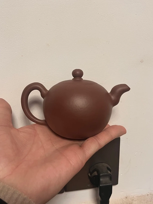 原矿紫泥美人肩壶