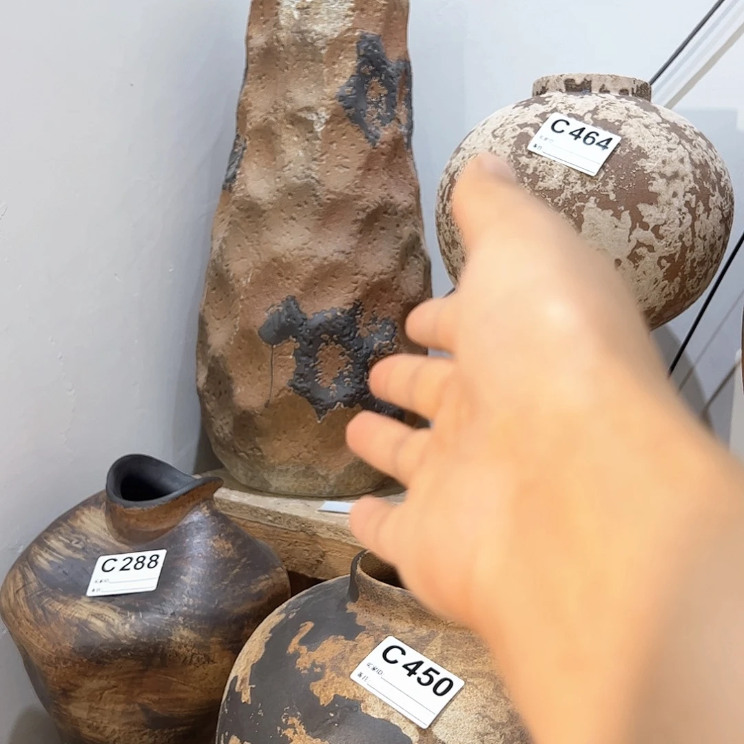 紫砂花瓶景德镇陶瓷高度