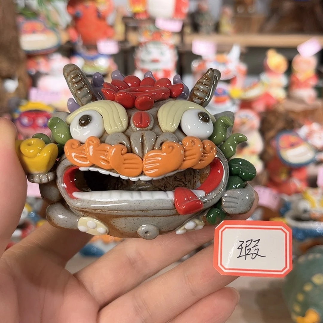泥塑纯手工茶宠摆件