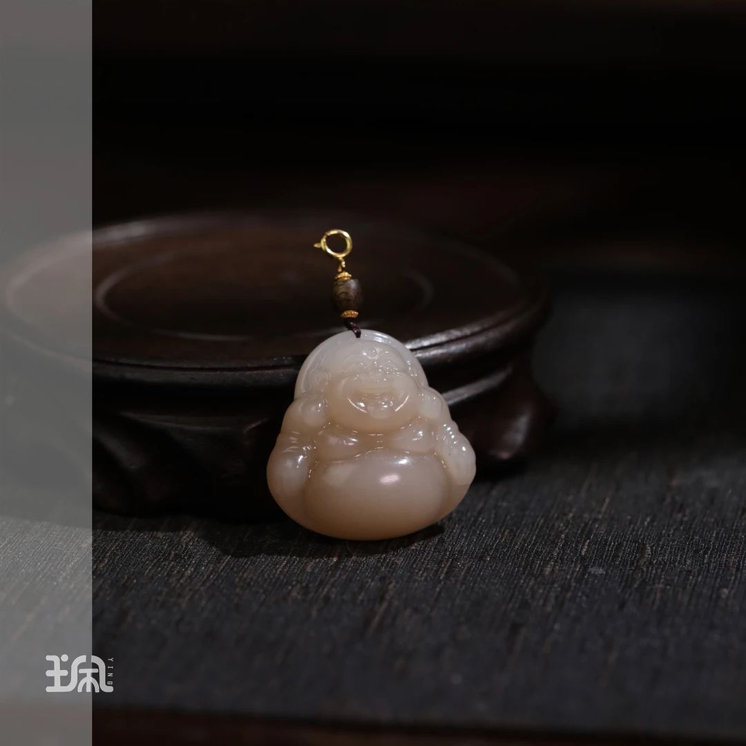 单坠/砚祈|和田玉*18K金镶嵌LYB25022517多样性发其一
