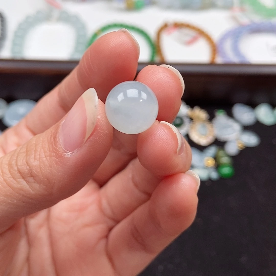 翡翠未镶嵌手串卡12