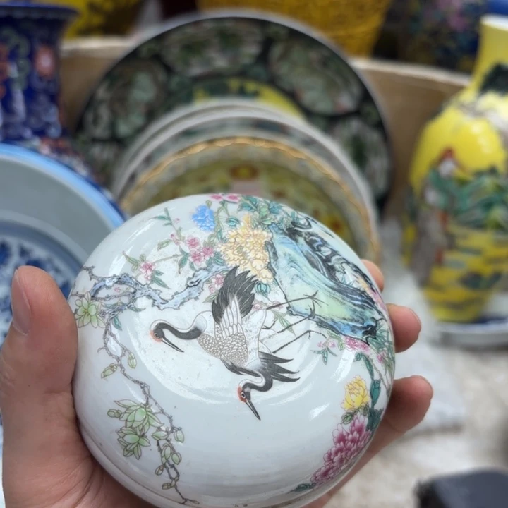 瓷片瓷器摆件 瓷器摆件