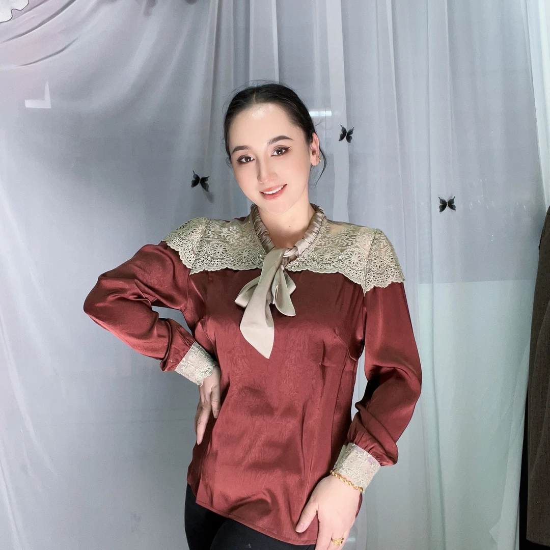 女装新款时尚长袖衬衫